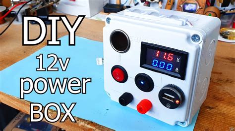 diy power supply distribution box|diy 12v power box.